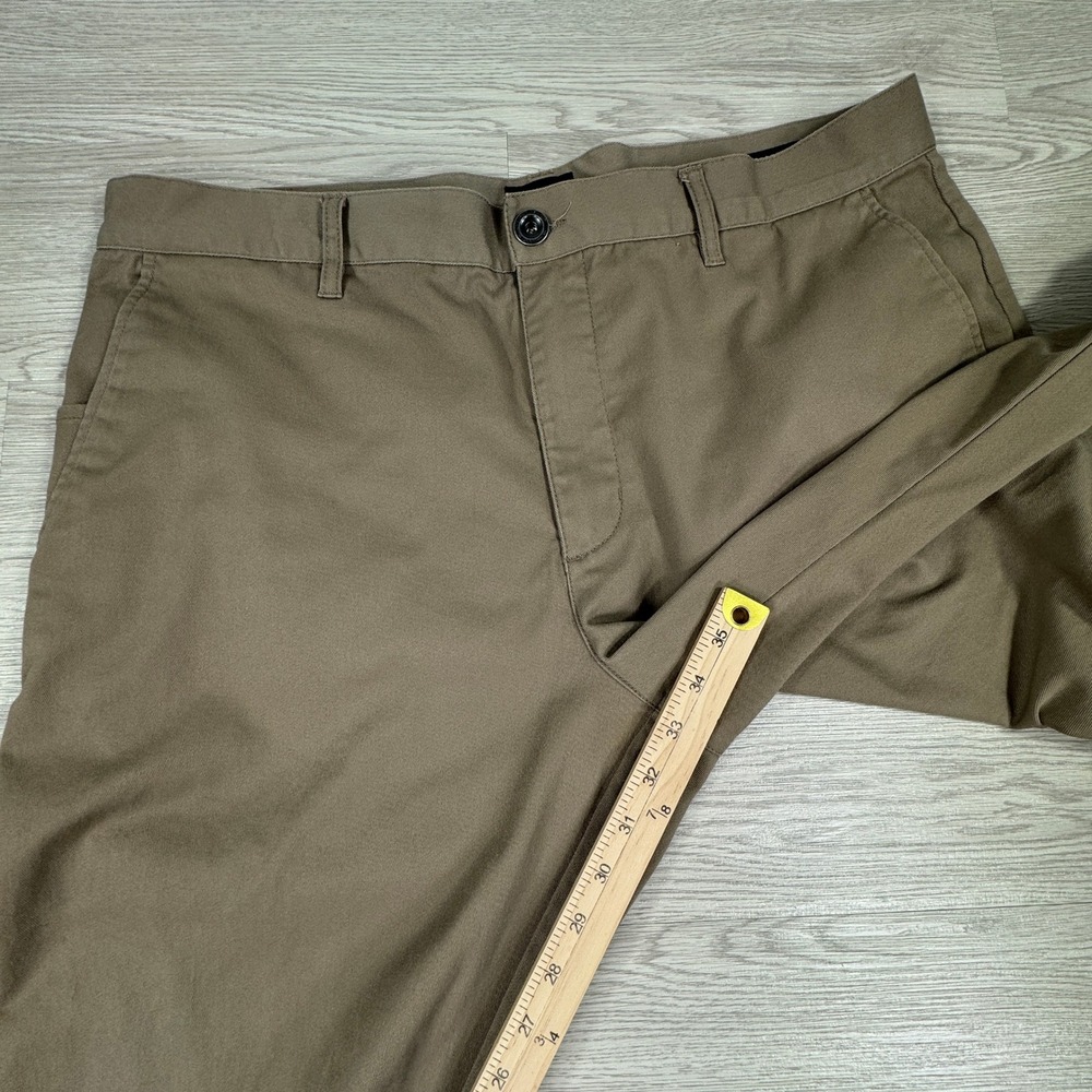 RVCA Men's Chino Pants Week-End Stretch Khaki Tan 38 Straight Leg Casual - Picture 4 of 10
